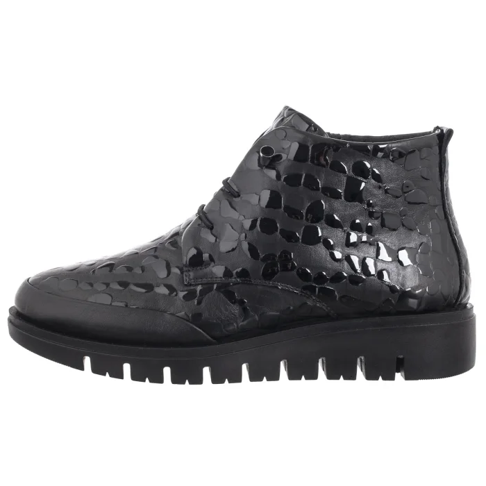 Botki Venezia Czarne H002LEBLOBB052 – zdjęcie 2