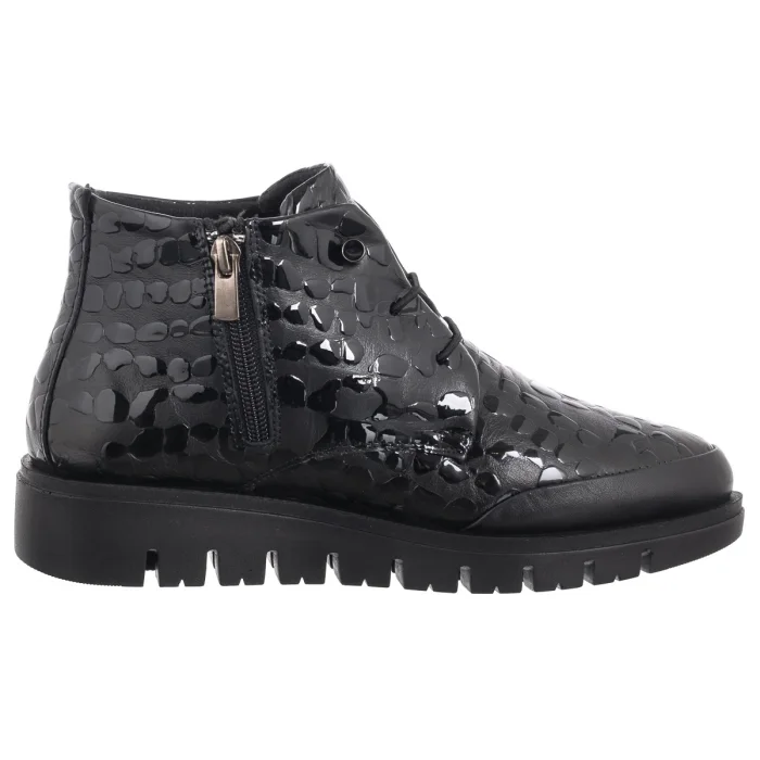 Botki Venezia Czarne H002LEBLOBB052 – zdjęcie 3