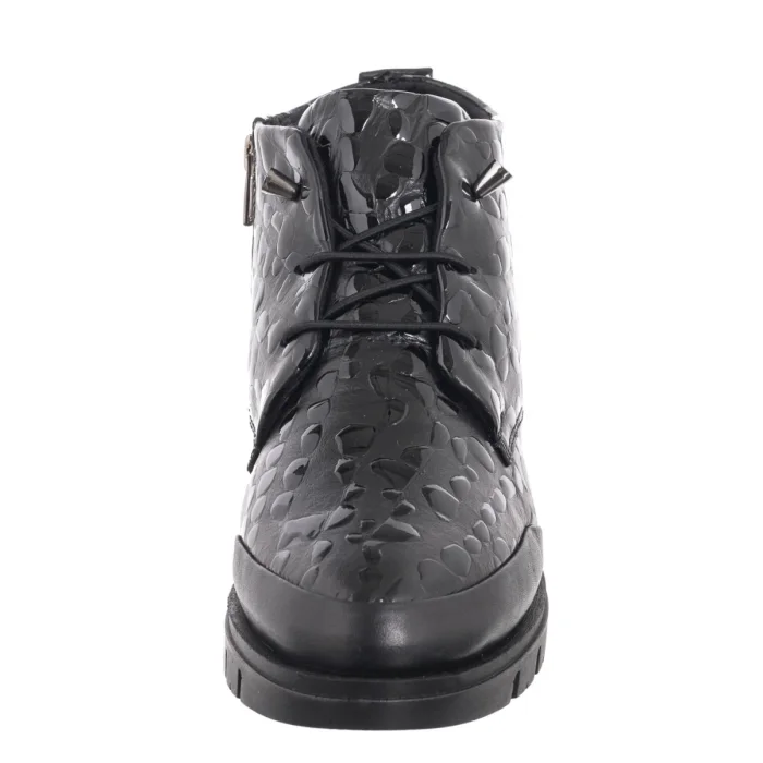Botki Venezia Czarne H002LEBLOBB052 – zdjęcie 4