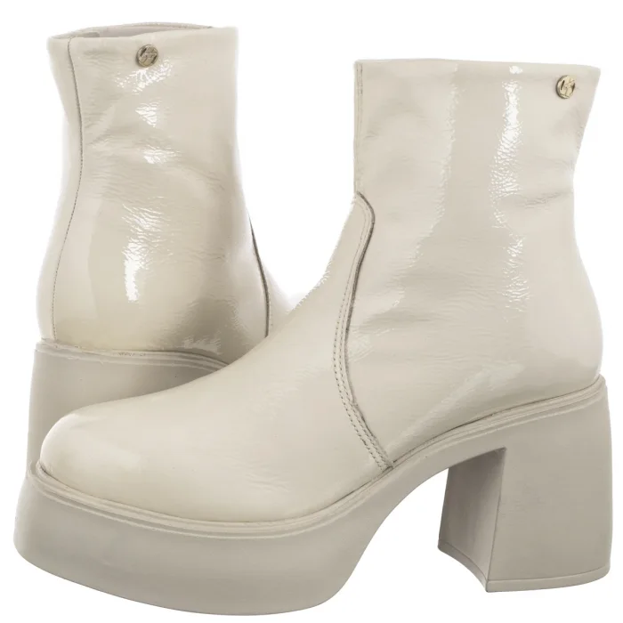 Botki Bottero Beżowe 360601 Off White – zdjęcie 1