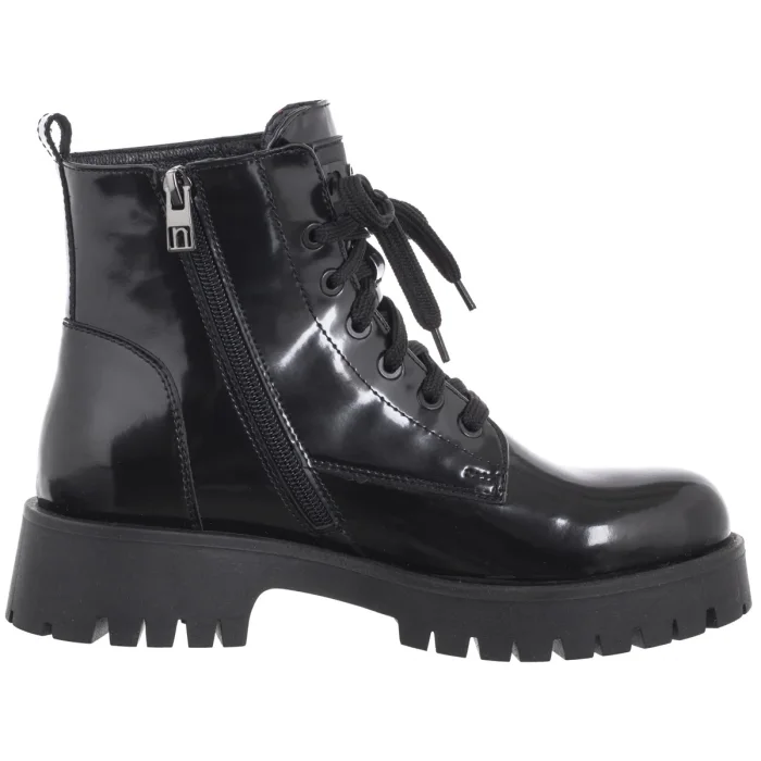 Trapery Nessi Czarne Lakierowane 22345 FL – zdjęcie 3