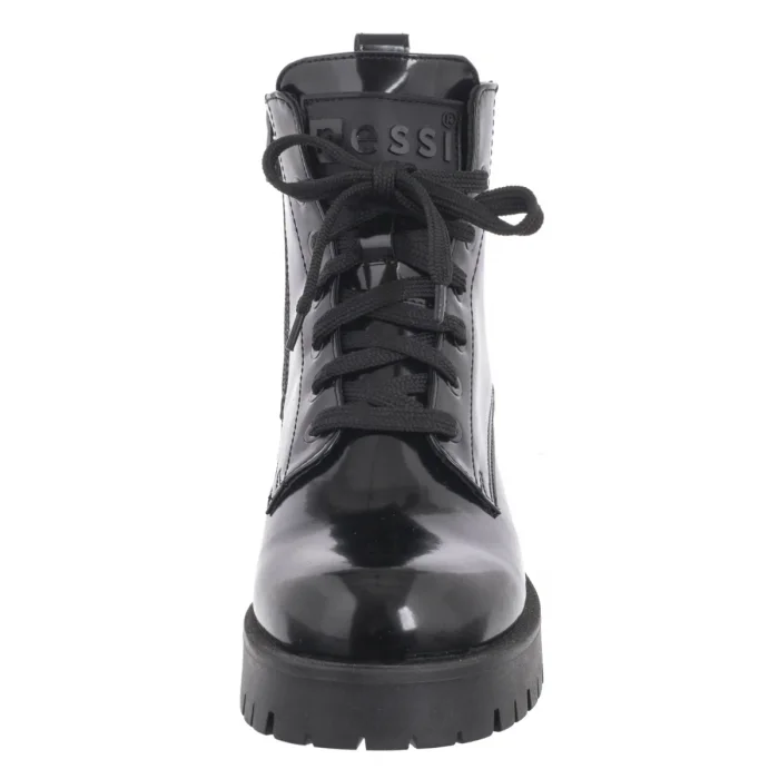 Trapery Nessi Czarne Lakierowane 22345 FL – zdjęcie 4