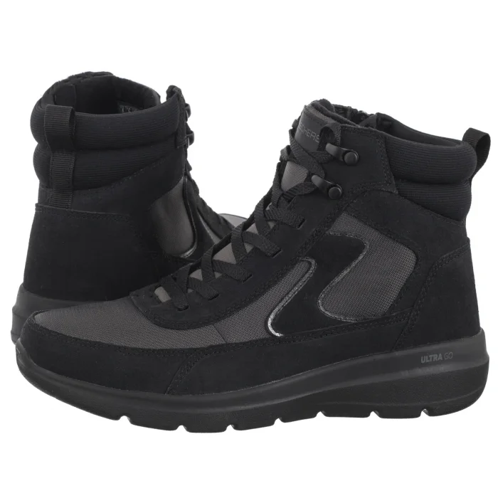 Botki Skechers Glacial Ultra Wanderlust Black/Gray 144198/BKGY – zdjęcie 1