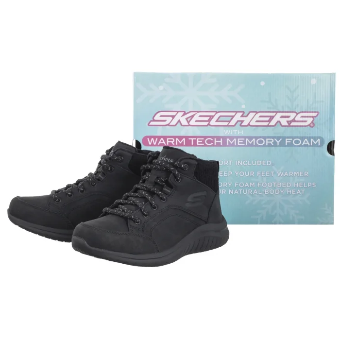 Trzewiki Skechers Ultra Flex 2.0 Casual Mix Black 167973/BBK – zdjęcie 8