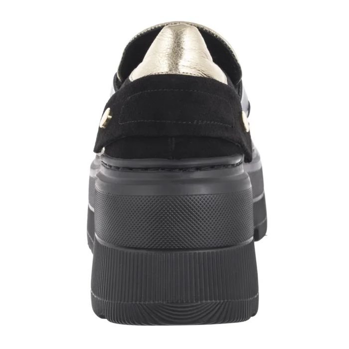 Półbuty Nepeke Selva Black/Gold – zdjęcie 5