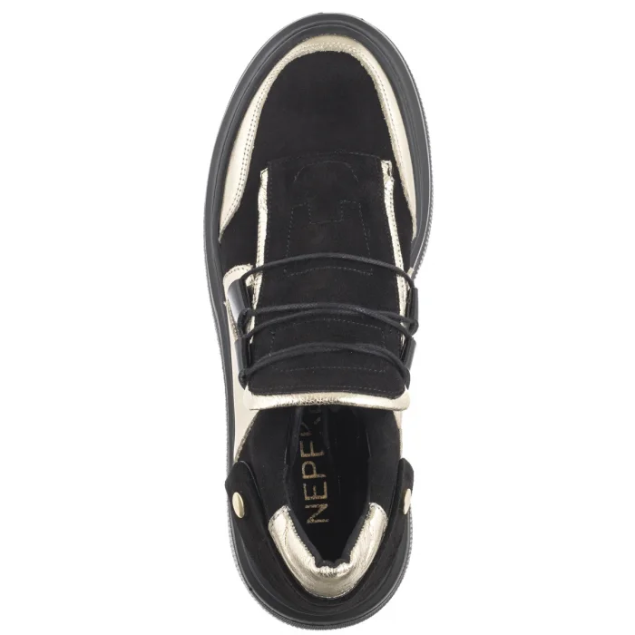 Półbuty Nepeke Selva Black/Gold – zdjęcie 6