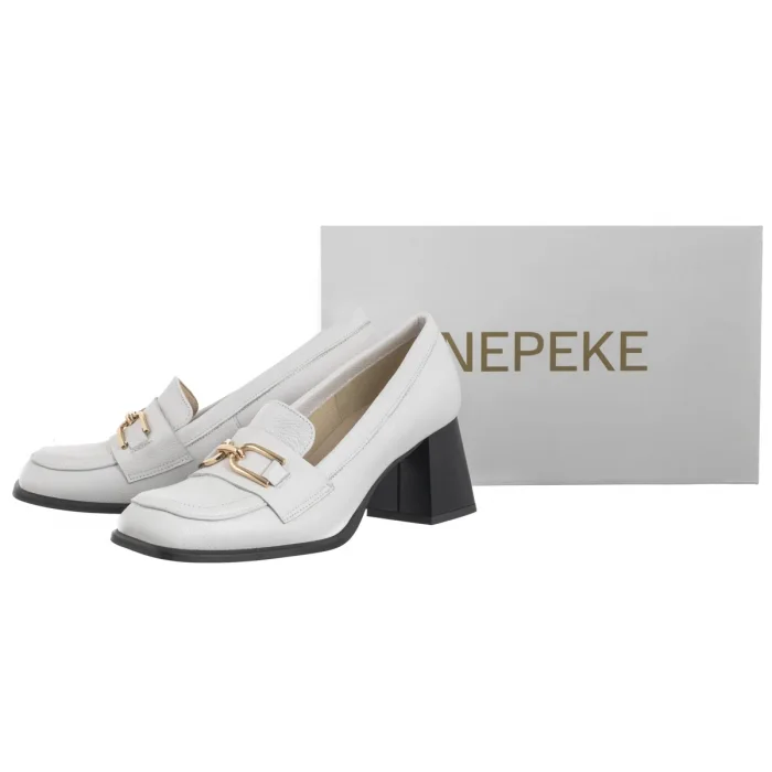 Mokasyny Nepeke Blanka White – zdjęcie 8