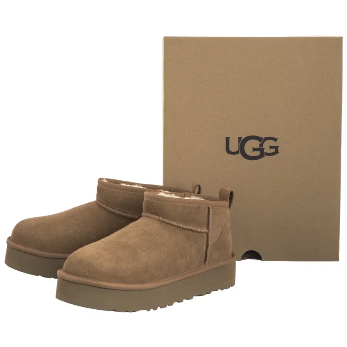 Buty UGG Kids Classic Ultra Mini Platform 1157791K CHE – zdjęcie 8