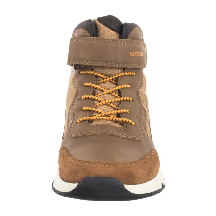 Trzewiki Geox J Rooner B. E - Wax.Syn+Nylon Cognac J46H0E 0MEFU C6001 – zdjęcie 4
