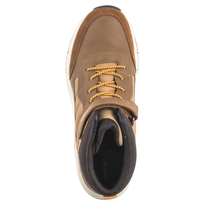 Trzewiki Geox J Rooner B. E - Wax.Syn+Nylon Cognac J46H0E 0MEFU C6001 – zdjęcie 6