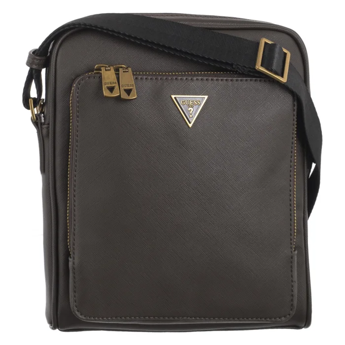 Torebka Reporterka Guess Milano Top Zip Xbdy W Frt Pckt HMMISA P4260 DKB – zdjęcie 1