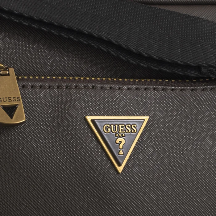 Torebka Reporterka Guess Milano Top Zip Xbdy W Frt Pckt HMMISA P4260 DKB – zdjęcie 4