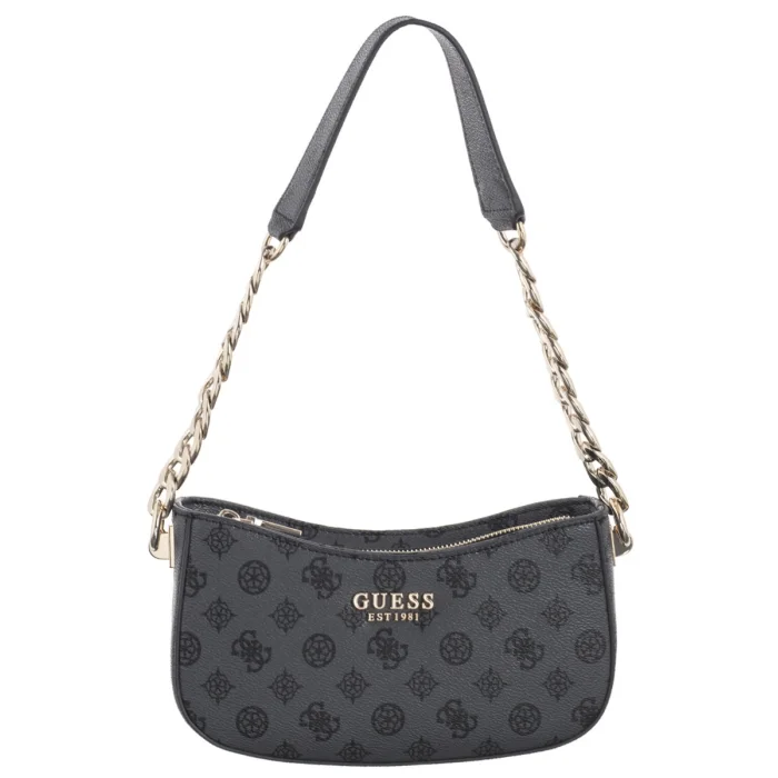 Torebka Guess Evelune Top Zip Shoulder Bag HWPG93 53180 Charcoal Logo – zdjęcie 5