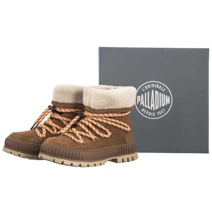 Śniegowce Palladium Pallashock Hiver Dear Brown 94349-252-M – zdjęcie 8