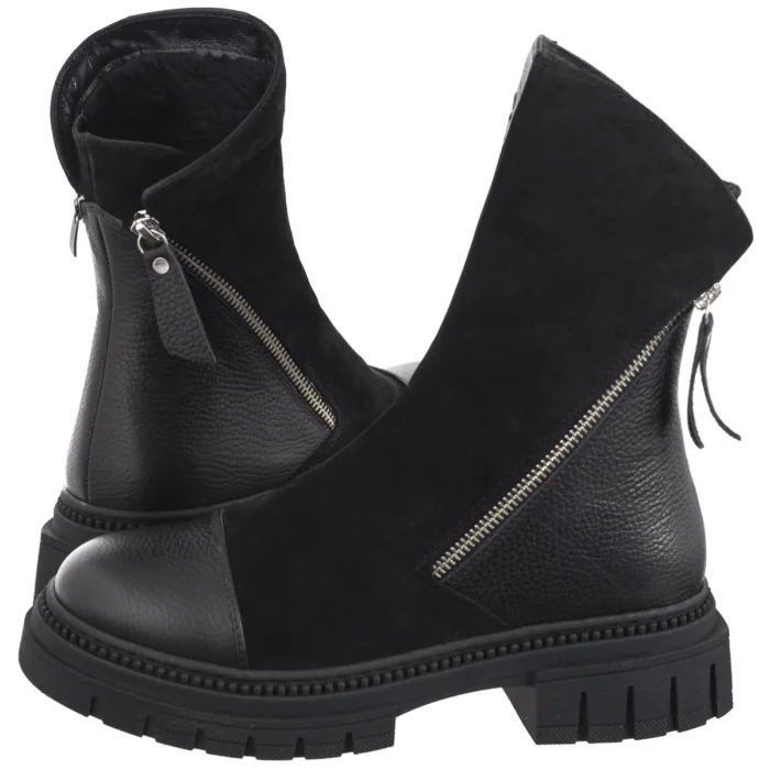 Botki Venezia Czarne H015SUBLOBB045 – zdjęcie 1