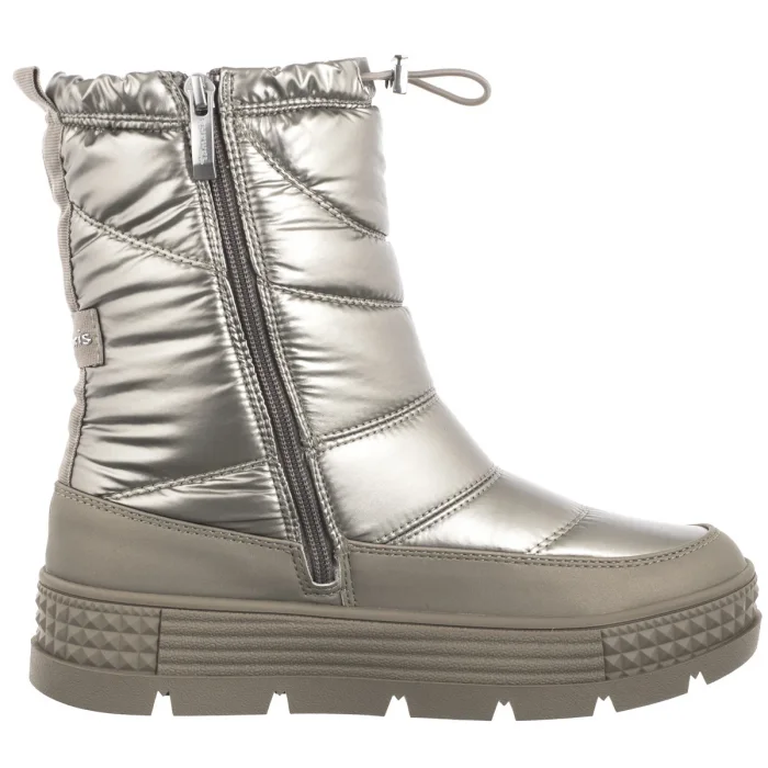 Śniegowce Tamaris Srebrne 1-26835-41 179 Champagne – zdjęcie 3
