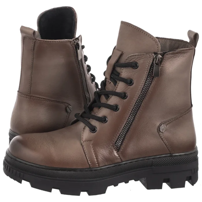 Botki Vacarro Brązowe 1002 Mink – zdjęcie 1
