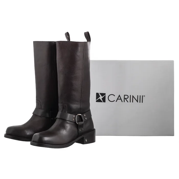 Kozaki Carinii Brązowe B9852__-113-000-000-000 – zdjęcie 8