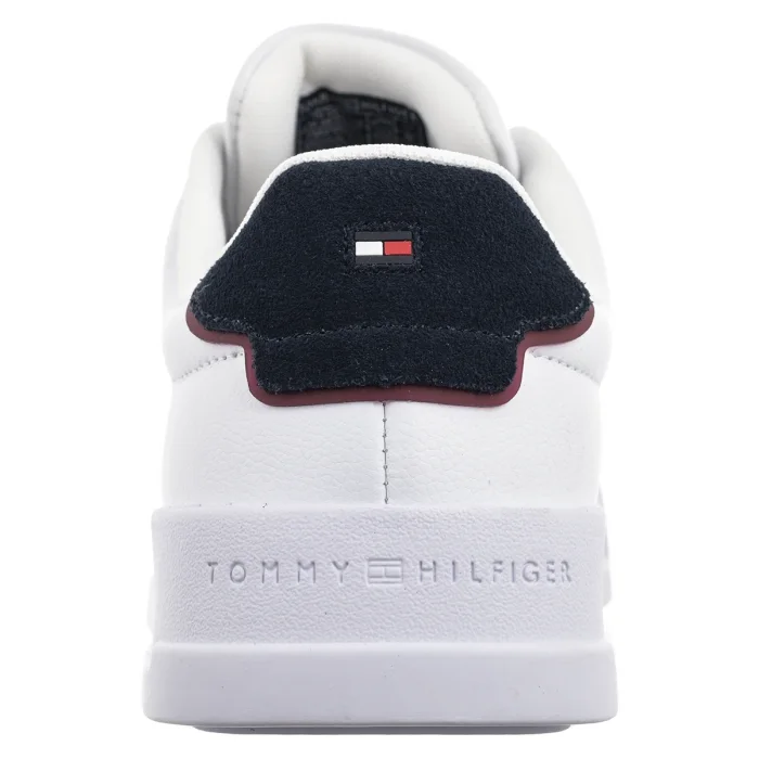 Sneakersy Tommy Hilfiger TH Court Lth Detail Ess White/Desert Sky FM0FM05367 0LD – zdjęcie 6