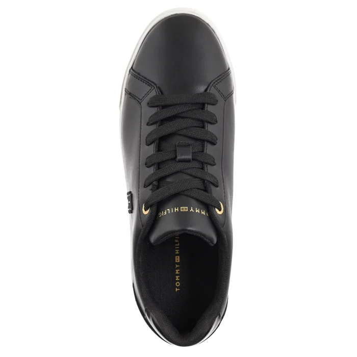 Sneakersy Tommy Hilfiger TH Platform Court Sneaker Black FW0FW08614 BDS – zdjęcie 7