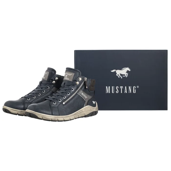 Trzewiki Mustang Granatowe 4160-502-820 – zdjęcie 8