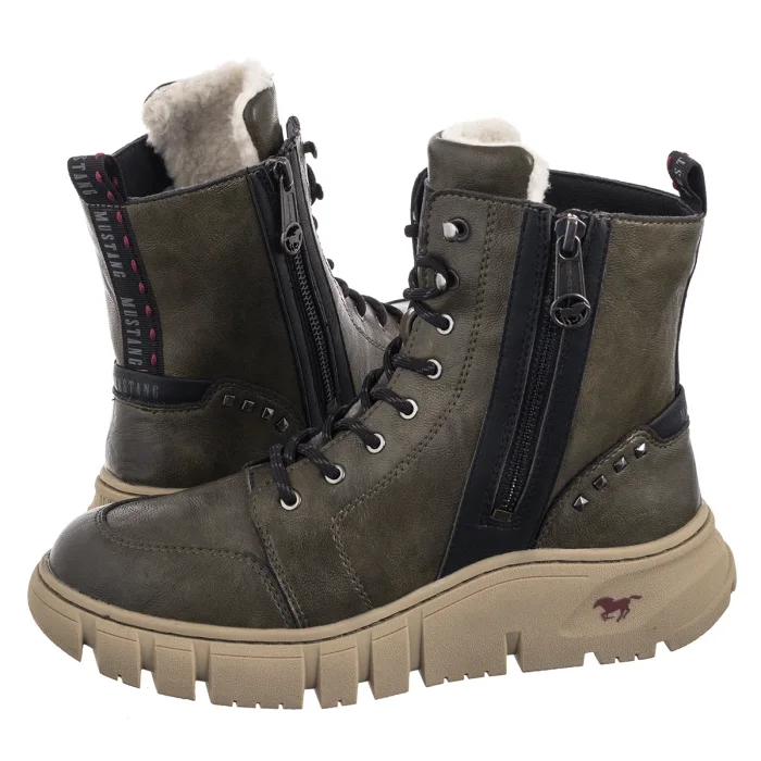 Botki Mustang Militarne 1499-602-770 – zdjęcie 1