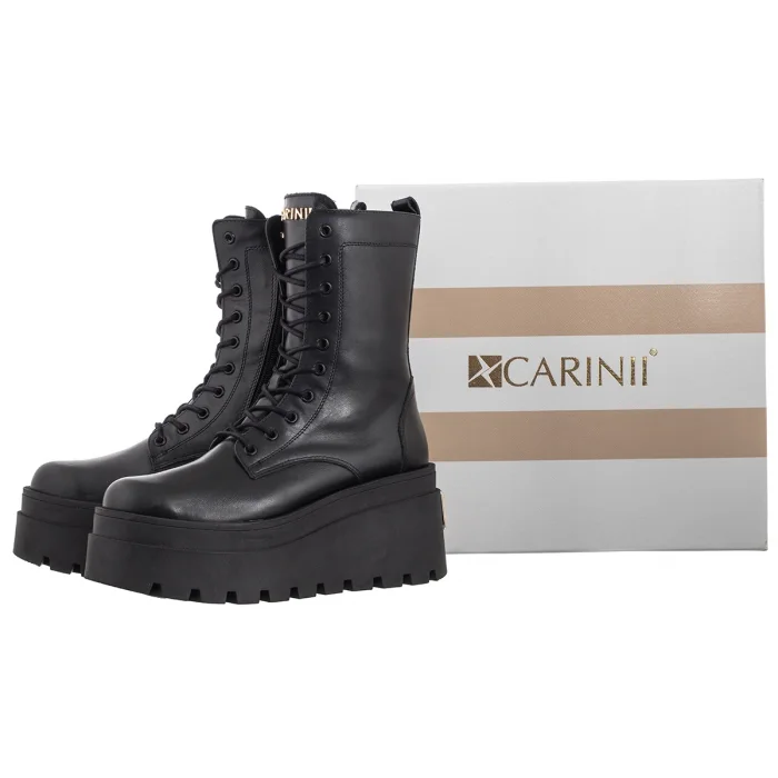 Botki Carinii Czarne B9796-E50-000-000-E67 – zdjęcie 8