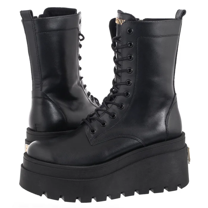 Botki Carinii Czarne B9796-E50-000-000-E67 – zdjęcie 1