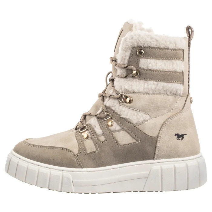 Botki Mustang Beżowe 1446-603-4 – zdjęcie 2