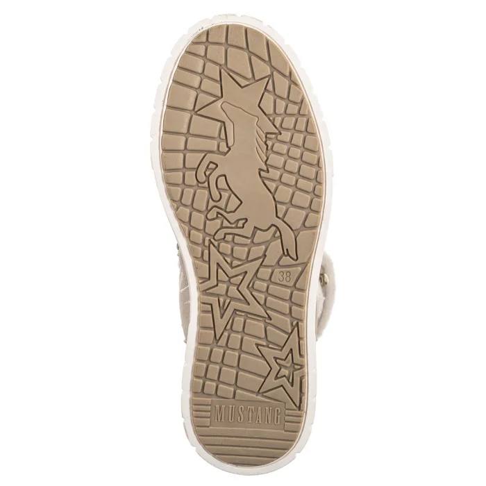 Botki Mustang Beżowe 1446-603-4 – zdjęcie 7