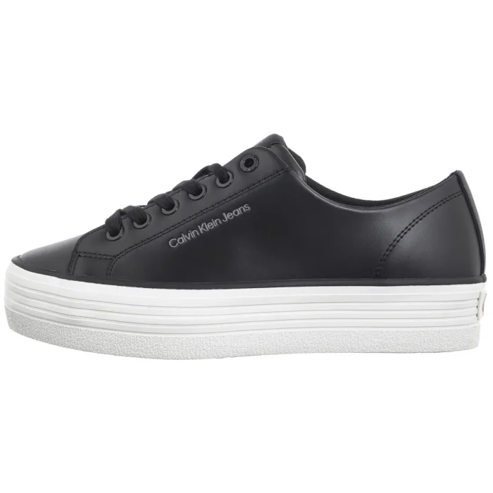 Sneakersy Calvin Klein Bold Vulc Flatf Low Lth In Black/Bright White YW0YW01633 0GM – zdjęcie 3