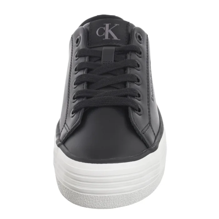 Sneakersy Calvin Klein Bold Vulc Flatf Low Lth In Black/Bright White YW0YW01633 0GM – zdjęcie 5