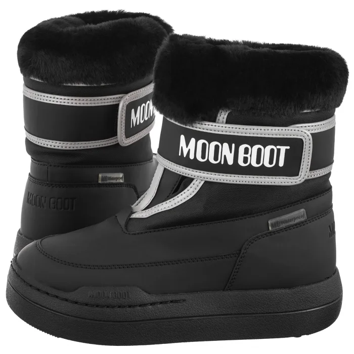 Śniegowce Moon Boot MB Jr Park Strap Black 80D3440030  – zdjęcie 1