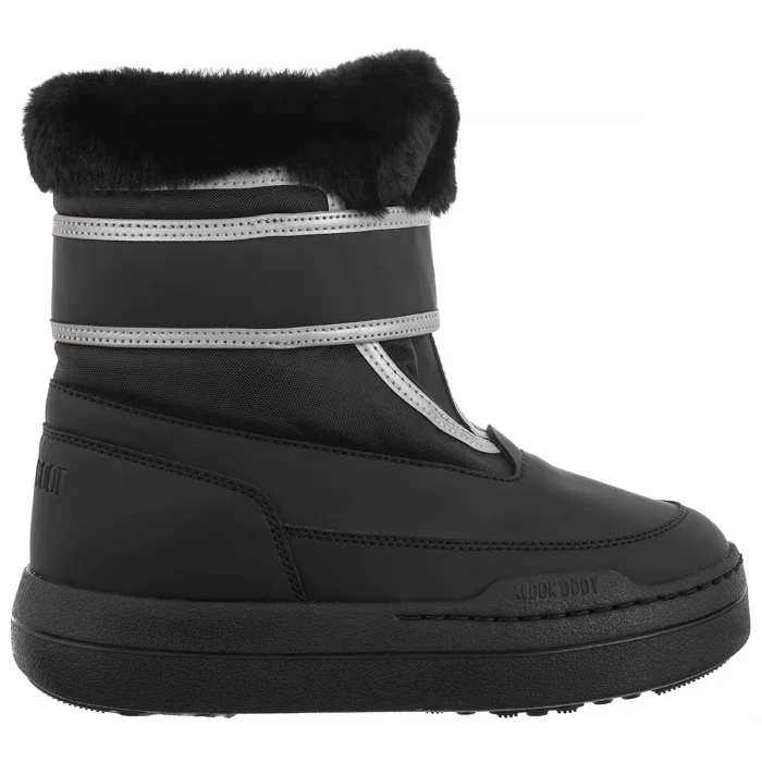 Śniegowce Moon Boot MB Jr Park Strap Black 80D3440030  – zdjęcie 3