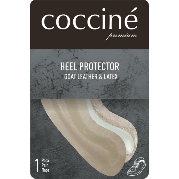 Zapiętki Coccine Heel Protector - Goat Leather & Latex Beige – zdjęcie 2