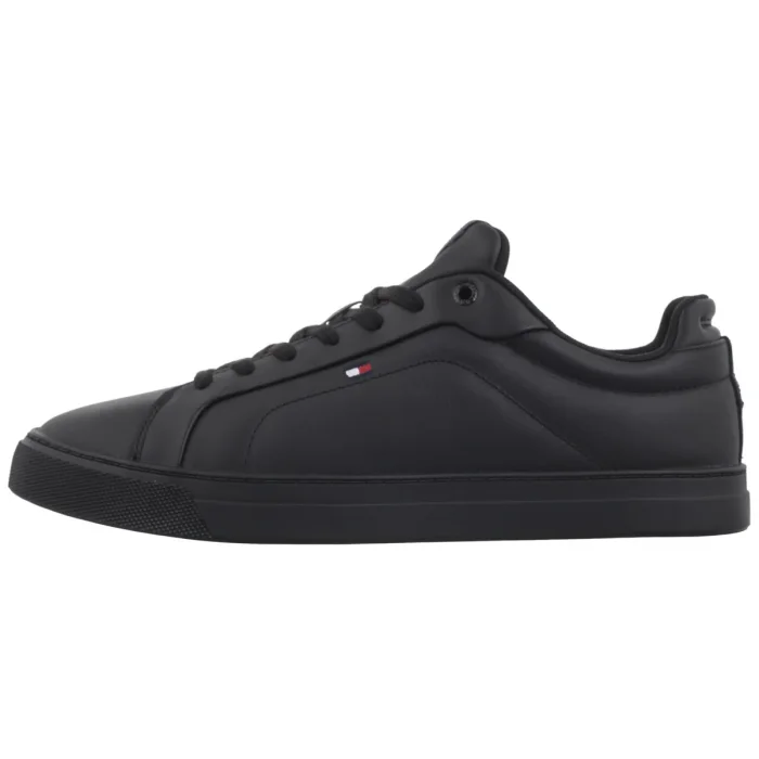 Sneakersy Tommy Hilfiger Icon Court Lth Flag Ess Black FM0FM05317 BDS – zdjęcie 3