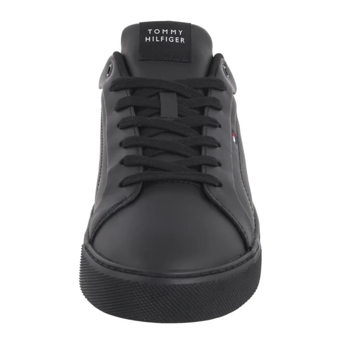 Sneakersy Tommy Hilfiger Icon Court Lth Flag Ess Black FM0FM05317 BDS – zdjęcie 5