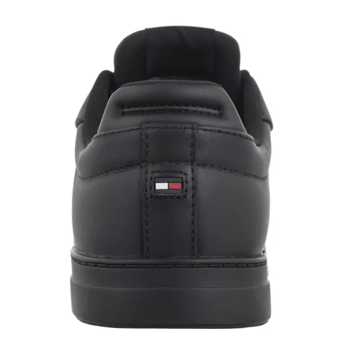 Sneakersy Tommy Hilfiger Icon Court Lth Flag Ess Black FM0FM05317 BDS – zdjęcie 6