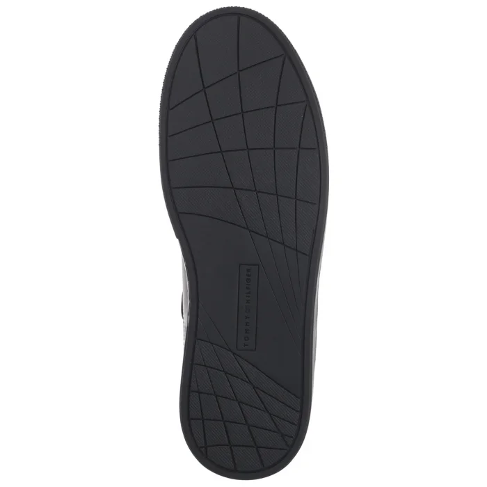 Sneakersy Tommy Hilfiger Icon Court Lth Flag Ess Black FM0FM05317 BDS – zdjęcie 8
