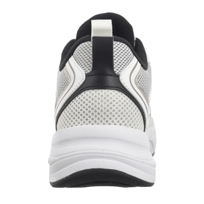 Buty Sportowe Calvin Klein Retro Tennis Mesh Ml Bright White/Black YW0YW01807 01W – zdjęcie 5