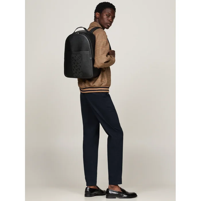 Plecak Tommy Hilfiger TH Central Monogram Backpack AM0AM13152 BDS – zdjęcie 2