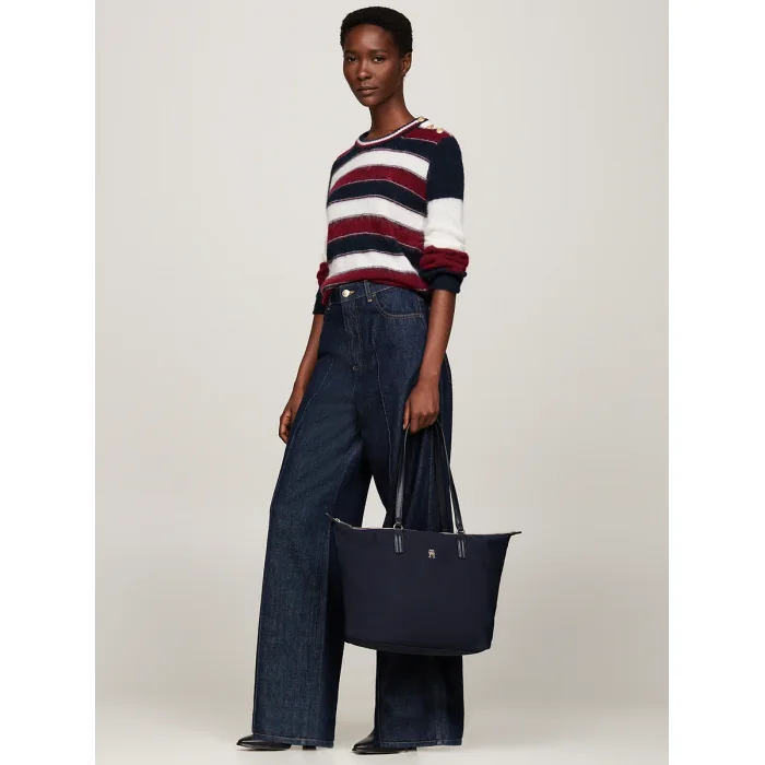 Torebka Tommy Hilfiger Poppy Tote Corp AW0AW16480 DW6 – zdjęcie 2