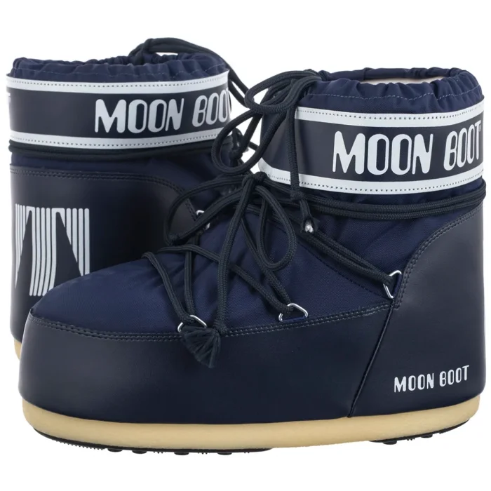 Śniegowce Moon Boot M Icon Low Nylon Blue 1409340 F003 – zdjęcie 1
