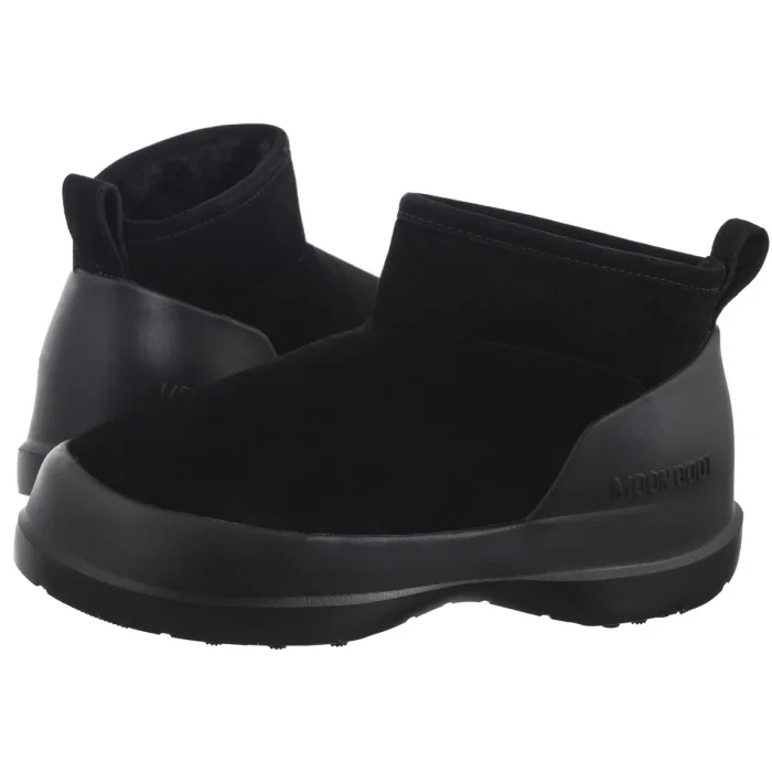 Botki Moon Boot MB Luna Low Boot Suede Black 2480040 N001 – zdjęcie 1
