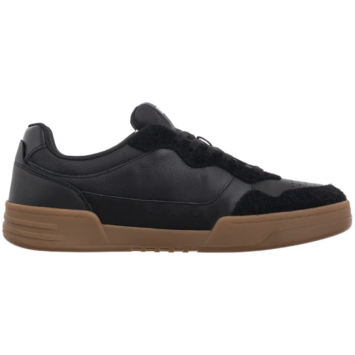 Sneakersy Tommy Hilfiger Tjm Cupsole Leather Mix Black EM0EM01566 BDS – zdjęcie 4