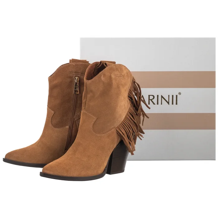 Kowbojki Carinii Rude B9638-P09-000-000-D62 – zdjęcie 8