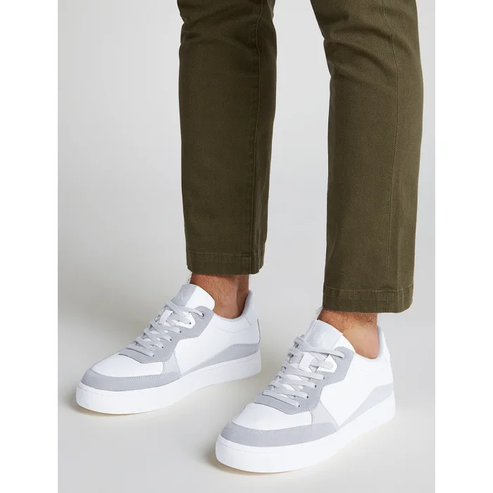 Sneakersy Calvin Klein Classic Cupsole Mg Wmm White/Oyster Mushroom/Formal Grey YM0YM01153 0IR – zdjęcie 2