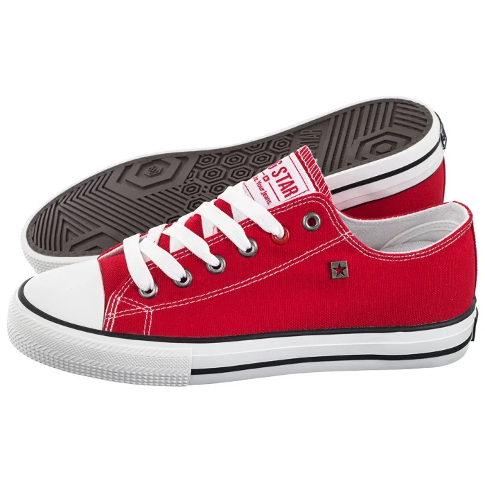 Trampki Big Star Czerwone NN274654 – zdjęcie 1