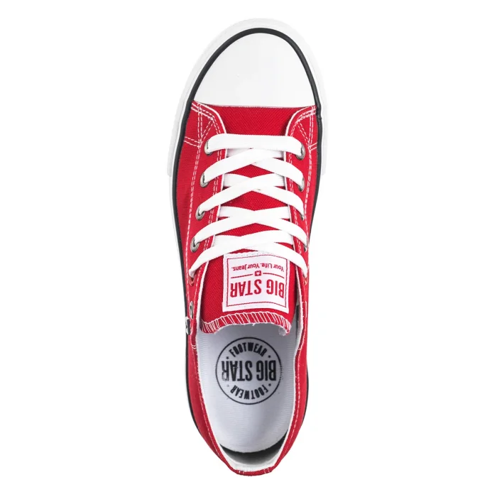 Trampki Big Star Czerwone NN274654 – zdjęcie 6