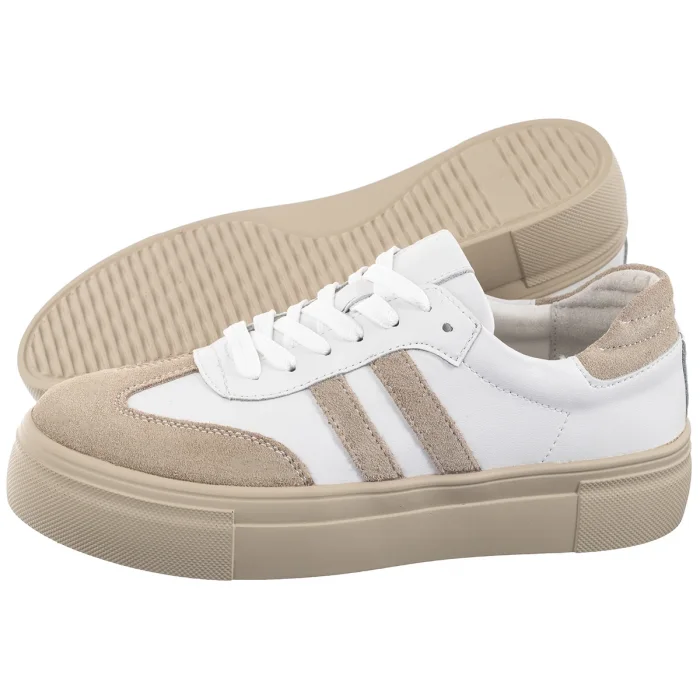 Sneakersy Filippo Białe/Beżowe DP6841/25 WH BE – zdjęcie 1